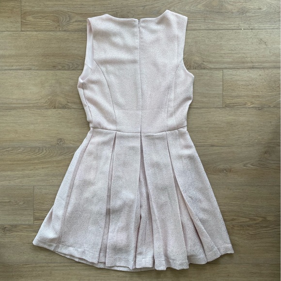 Forever 21 Blush Shimmer Skater Dress - Picture 2 of 4